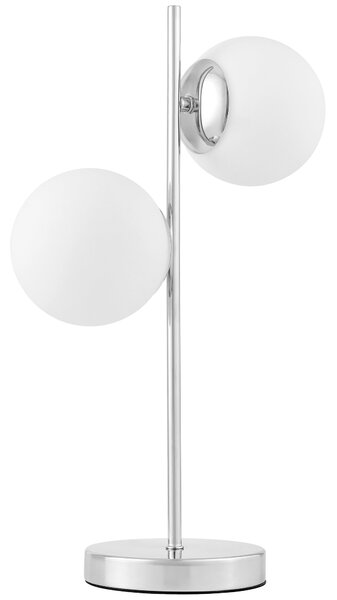NOWOCZESNA LAMPA BIURKOWA CHROMOWANA TESO W2