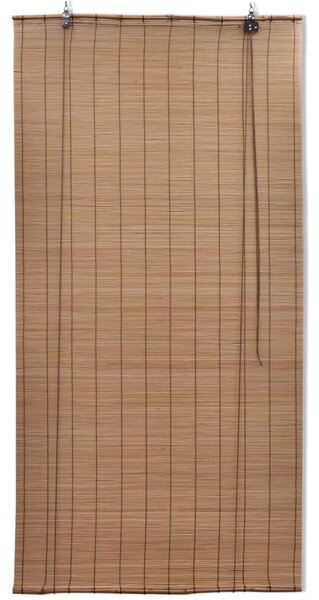 Roleta bambusowa, 140 x 220 cm, brązowa