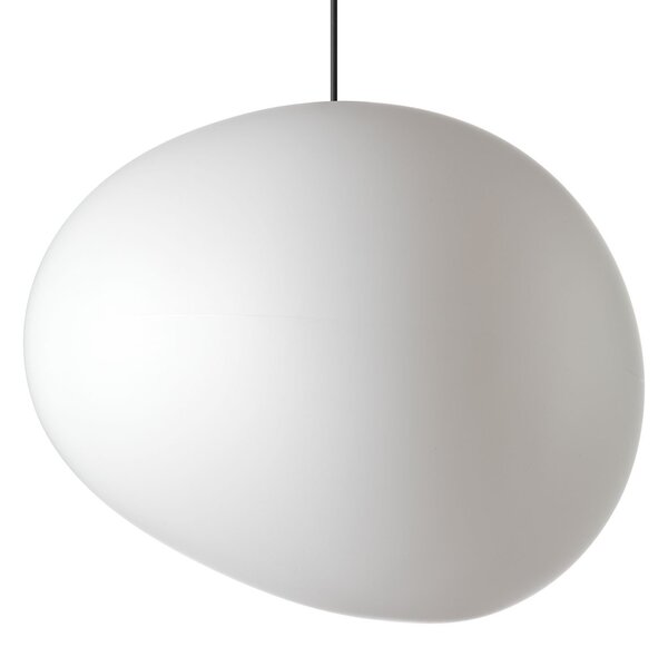 Lampa Wisząca Foscarini, Gregg media, ściemnialny, biały, salon, szkło, design