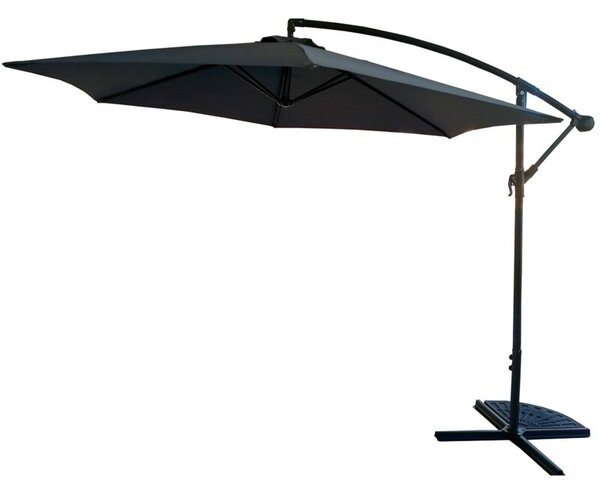 Parasol ogrodowy SASKA GARDEN 1031675 Szary