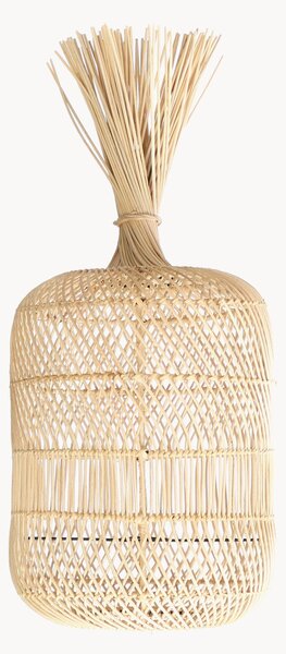 Lampa podłogowa z rattanu Dumpling, różne rozmiary