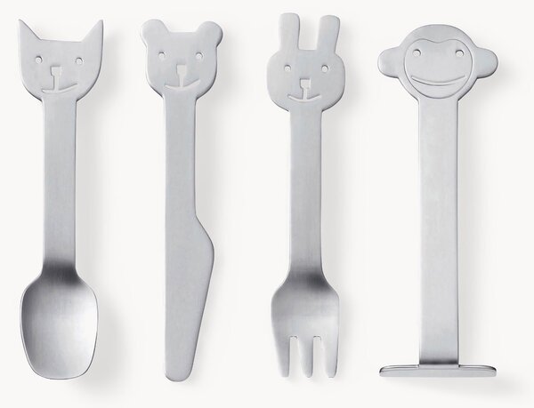 Komplet sztućców Animal Friends, 4 elem