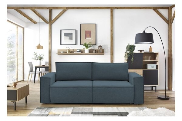Ciemnoniebieska sofa 245 cm Nihad – Bobochic Paris