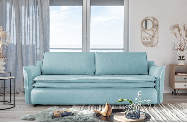 Jasnoniebieska rozkładana sofa Miuform Charming Charlie