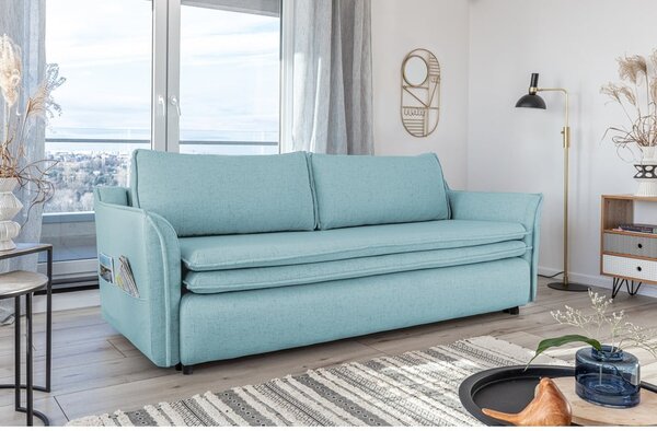 Jasnoniebieska rozkładana sofa Miuform Charming Charlie