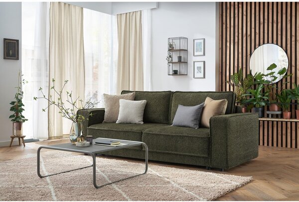 Zielona sofa rozkładana Emile – Bobochic Paris