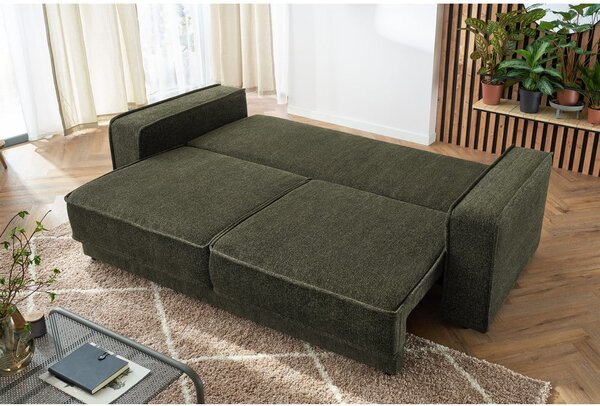 Zielona sofa rozkładana Emile – Bobochic Paris