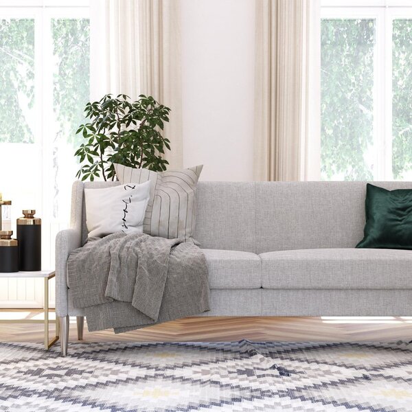 Szara sofa 190 cm Virginia – CosmoLiving by Cosmopolitan