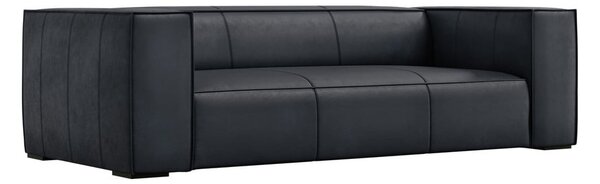 Ciemnoniebieska skórzana sofa 227 cm Madame – Windsor & Co Sofas
