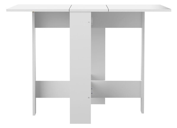Rozkładany stół z białym blatem 76x28 cm Papillon – TemaHome