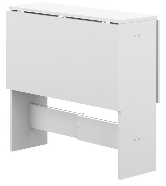 Rozkładany stół z białym blatem 76x28 cm Papillon – TemaHome