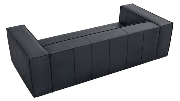 Ciemnoniebieska skórzana sofa 227 cm Madame – Windsor & Co Sofas