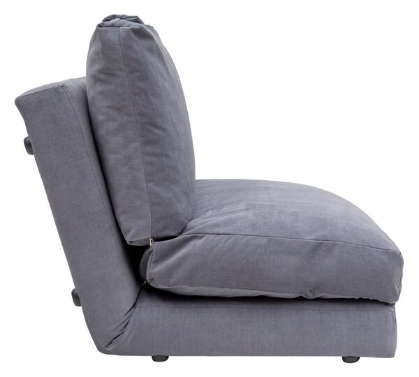 Szara rozkładana sofa 120 cm Taida – Balcab Home