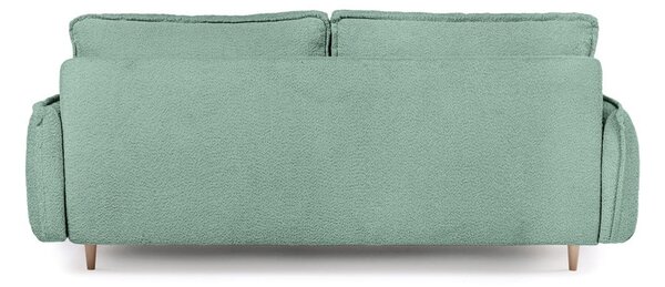Zielona rozkładana sofa z materiału bouclé 215 cm Patti – Bonami Selection