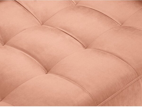 Różowa aksamitna sofa Milo Casa Santo, 174 cm