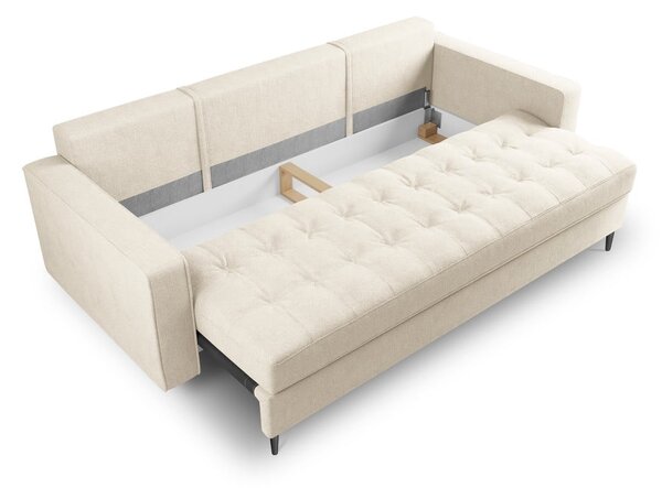 Jasnobeżowa rozkładana sofa Milo Casa Santo