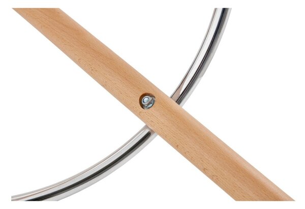 Czarny hoker Kokoon Anau, wys. siedziska 64 cm