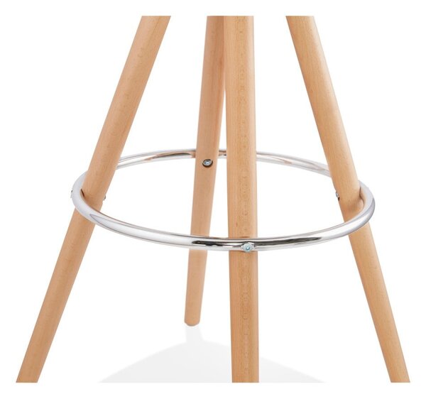 Czarny hoker Kokoon Anau, wys. siedziska 64 cm