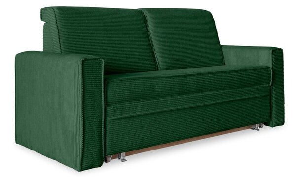 Ciemnozielona rozkładana sofa 168 cm Lucky Lucy – Miuform