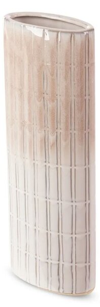 Wazon EUROFIRANY Edna 07 12 x 6 x 31 cm Kremowy