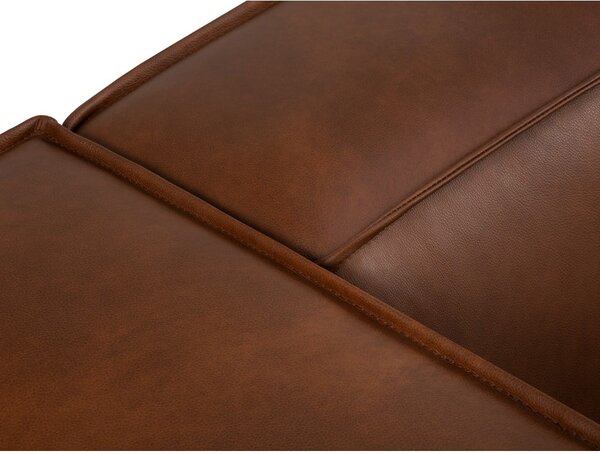 Koniakowy skórzany fotel Madame – Windsor & Co Sofas