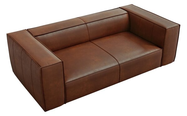 Koniakowa skórzana sofa 212 cm Madame – Windsor & Co Sofas