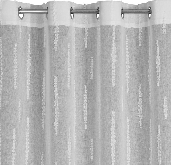 Firana gotowa EUROFIRANY Aleni 140 x 250 cm Srebrny