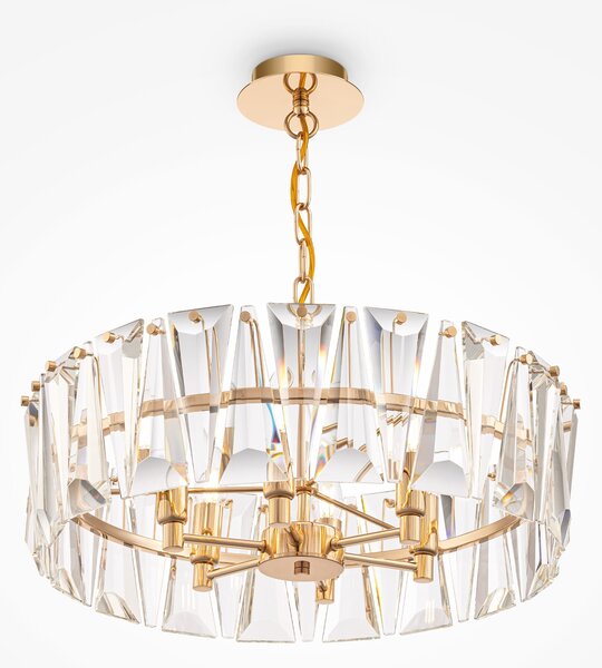 MAYTONI Puntes - Lampa wisząca E14x6, 60W, Złoto