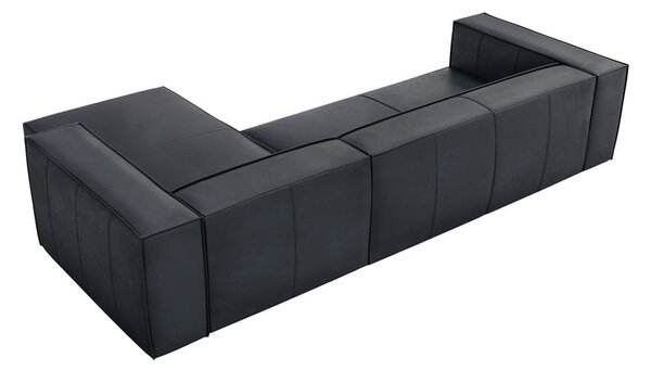 Ciemnoniebieski skórzany narożnik (prawostronny) Madame – Windsor & Co Sofas