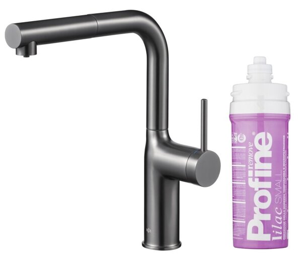 Bateria kuchenna stojÄ ca KFA ARMATURA Duero Pure Move z filtrem wody Szary metaliczny 6623-425-61