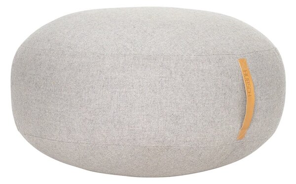 Jasnoszary puf Hübsch Turenio, ø 70 cm