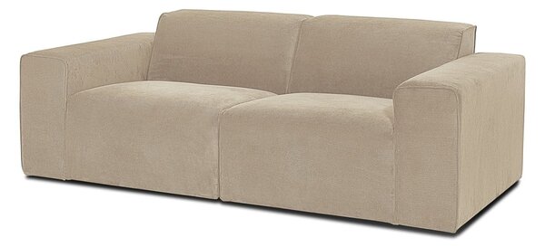 Beżowa sztruksowa sofa modułowa Scandic Sting