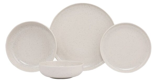 Porcelanowy zestaw talerzy 16 szt. dla 4 osób – Hermia