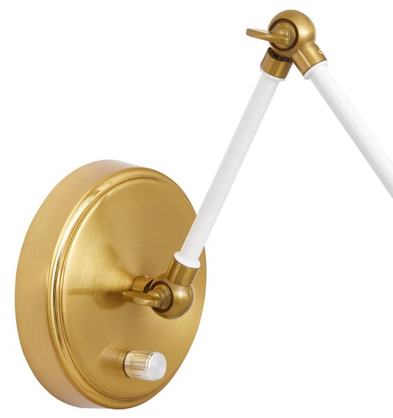 LAMPA ŚCIENNA KINKIET NOWOCZESNY BIAŁY RONA W2