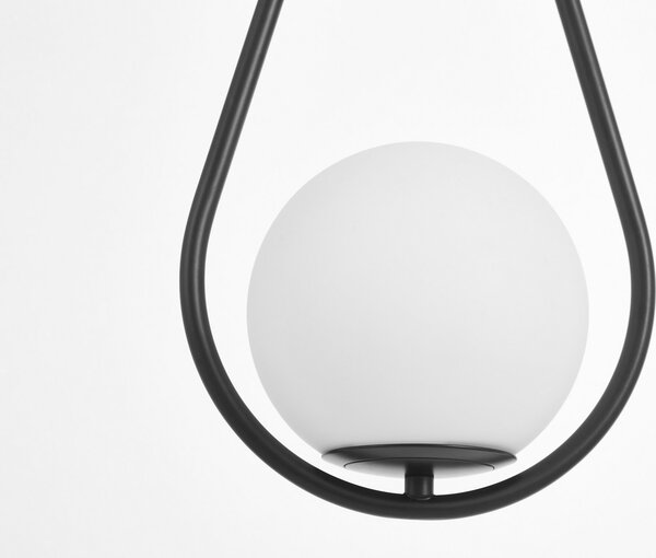 NOWOCZESNA LAMPA WISZĄCA CZARNA VERO 1C