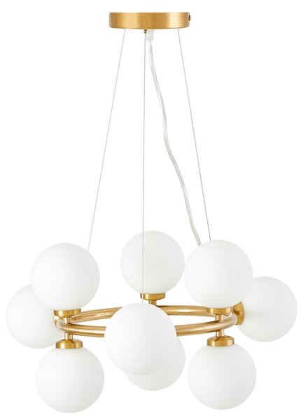 NOWOCZESNA LAMPA WISZĄCA MOSIĘŻNA MARSIADA W9