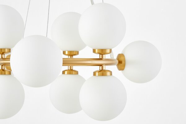 NOWOCZESNA LAMPA WISZĄCA MOSIĘŻNA MARSIADA W9