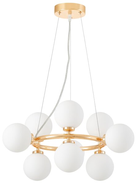 NOWOCZESNA LAMPA WISZĄCA ZŁOTA MARSIADA W9