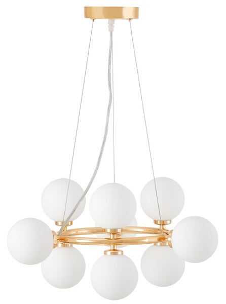 NOWOCZESNA LAMPA WISZĄCA ZŁOTA MARSIADA W9