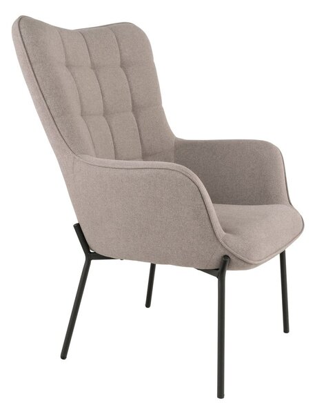 Jasnoszary fotel typu uszak Glasgow – House Nordic