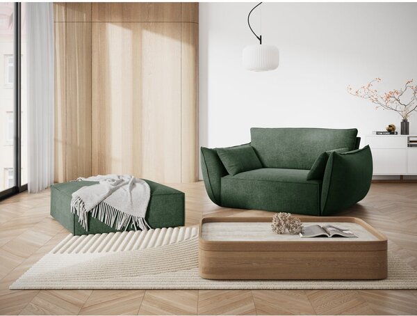 Ciemnozielony fotel Vanda – Mazzini Sofas