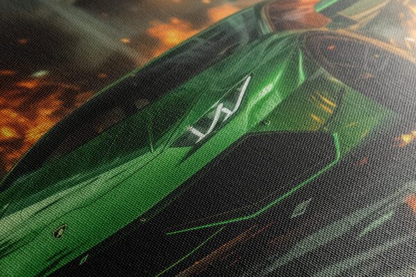 Obraz zielonego Lamborghini Huracán