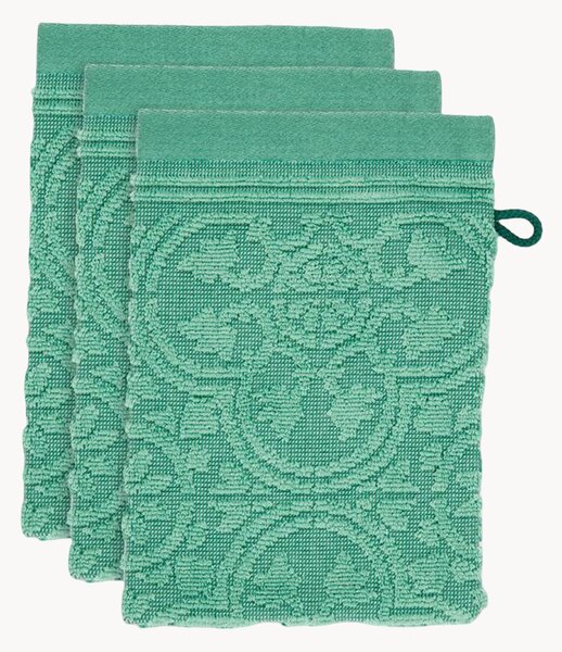 Komplet ręczników z bawełny frotte Tile de Pip, 3 elem