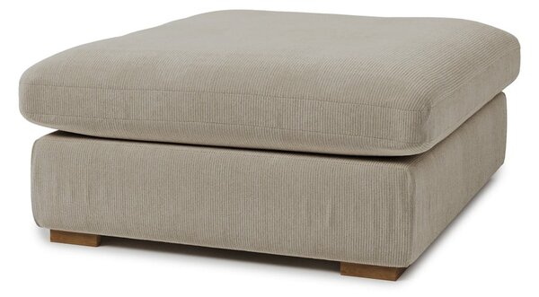 Kremowy sztruksowy podnóżek Comfy – Scandic
