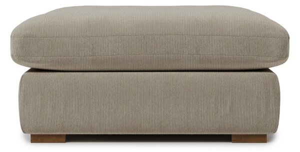 Kremowy sztruksowy podnóżek Comfy – Scandic