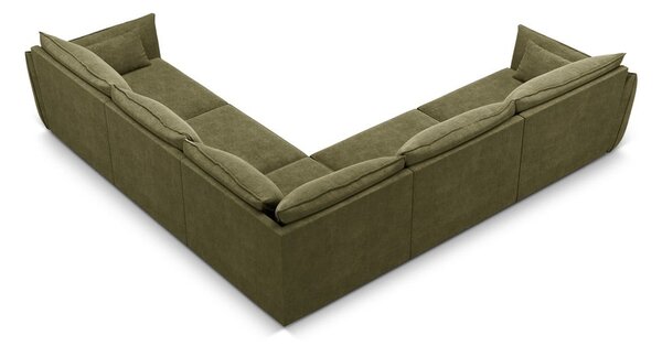 Zielony narożnik (róg zmienny) Vanda – Mazzini Sofas