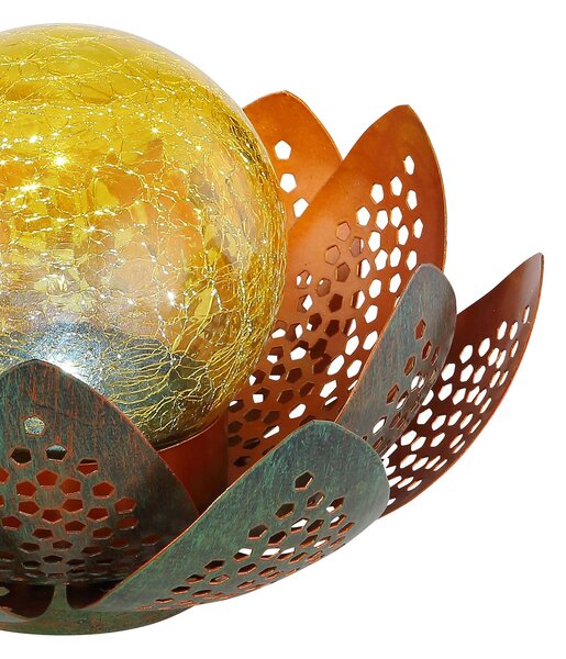 Globo Lampa solarna LED 33655, kwiat, Ø 22 cm