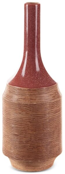 Wazon EUROFIRANY Elda 07 402755 16 x 48 cm Czerwony