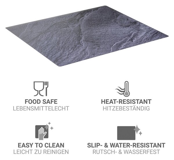 Płyta ochronna na kuchenkę z PVC 60x52 cm Slate – Wenko