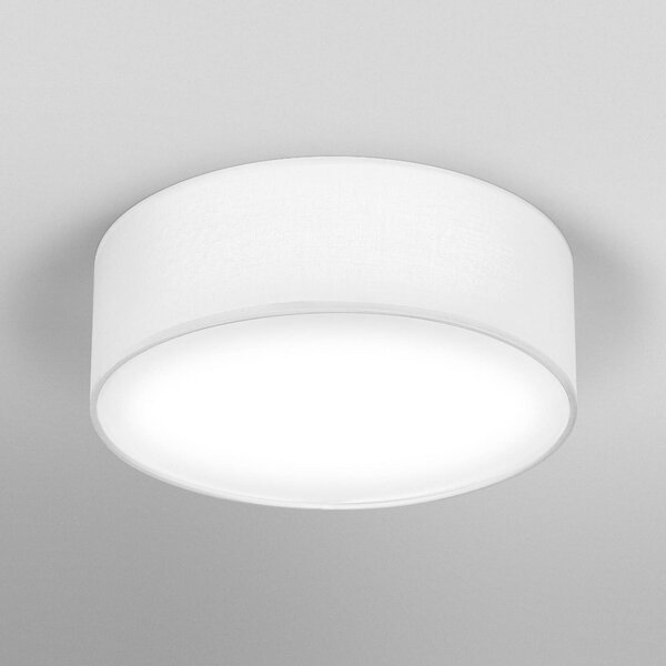 OSRAM Lampa sufitowa ORBIS PARIS, możliwość ściemniania, biały / opal, salon / jadalnia, tkanina / materiał / jedwab, nowoczesny
